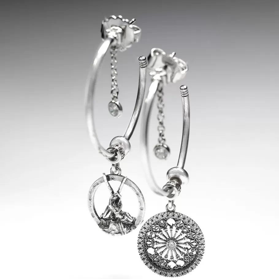 Ellius Jewelry Column Modular Earrings Discount