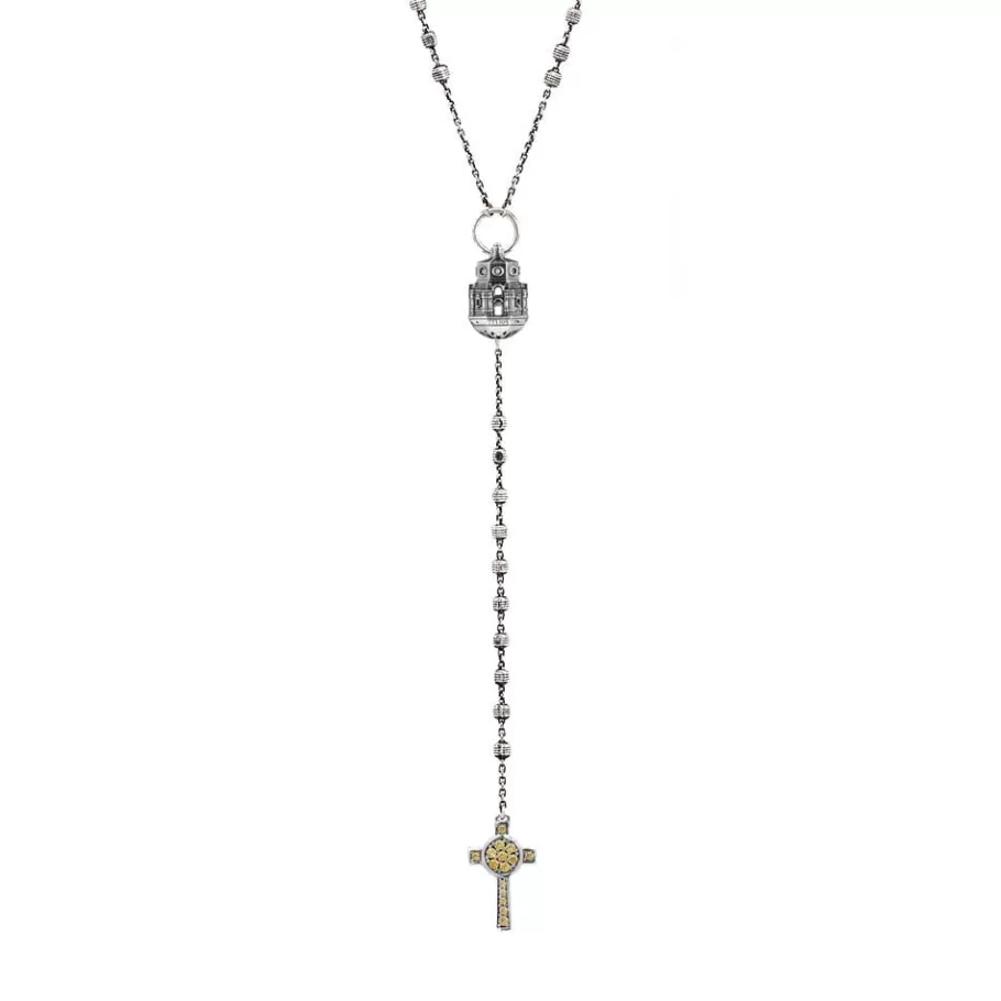 Ellius Jewelry Rosary Necklace Dome Basilica Of Saint Lucy At The Sepulcher | Syracuse Discount