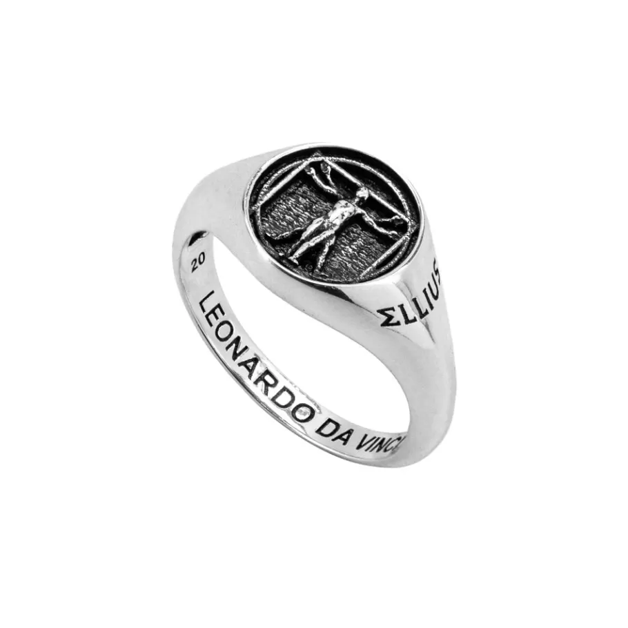 Ellius Jewelry Woman'S Minimal Vitruvian Ring Flash Sale